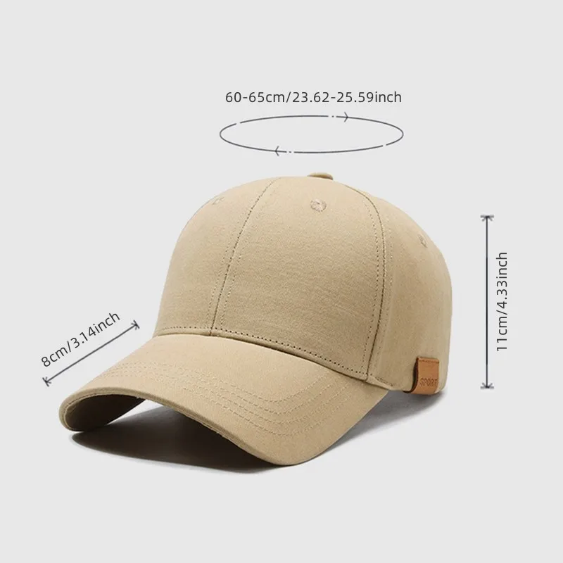 Dry Quickly Sun Cap Woman Outdoors Casual Sport Hat Men Big Size Baseball Caps 60-65cm