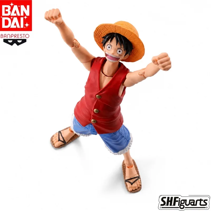

In Stock Bandai Original S H Figuarts One Piece Monkey D Luffy Action Figure Model Doll Brand New Boxed Anime Characters Toys