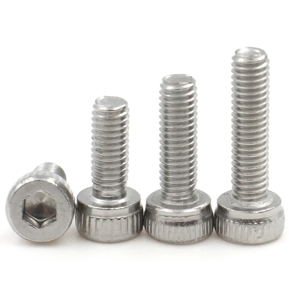 5-50Pcs M1.4 M1.6 M2 M2.5 M3 M4 M5 M6 M8 DIN912 304 A2-70 Stainless Steel Hexagon Hex Socket Head Cap Allen Bolt Screw L=2-80mm