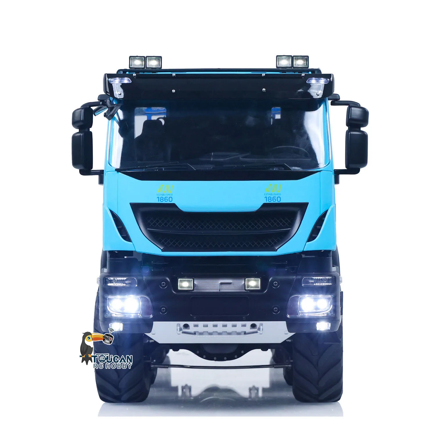 

1/14 8x8 RC Rock Crawler Car Climbing Vehicle Remote Control Flatbed Truck Model