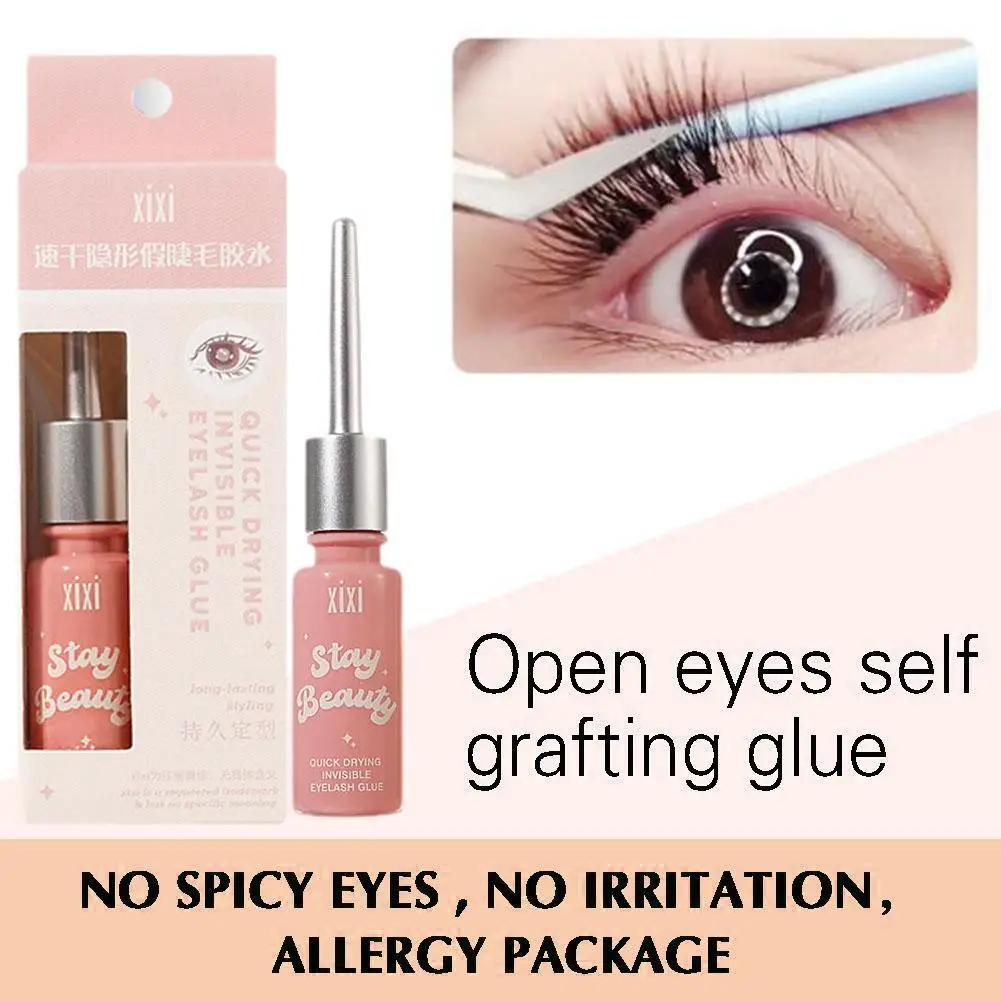 Colla per ciglia forte Impermeabile Ad asciugatura rapida Estensione ciglia finte Trucco di bellezza 12ML Strumenti per trucco ciglia a lunga durata