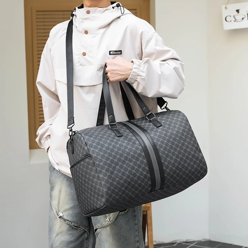 New Luxury Brand Classic Travel Bags Vintage Travel Totes for Men Fitness Suitcases Handbags Hand Luggage Travel Duffle Bags