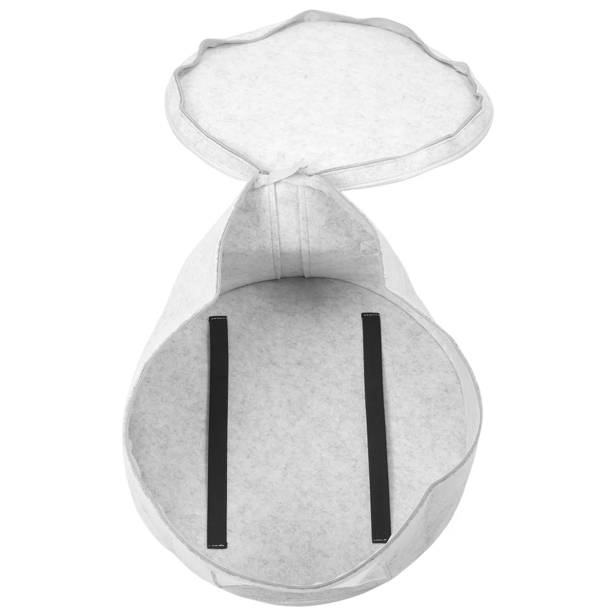 Organizzatore di scatole per cappelli Scatole per cappelli da viaggio rotonde Borsa per cappelli pieghevole A