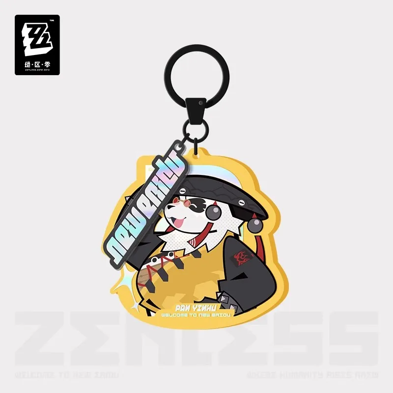 [Genuine] miHoYo Zenless Zone Zero Q-version Acrylic Pendant Yixuan Pan Yinhu Ju Fufu Keychain Yunkui Summit Cosplay Xmas Gifts