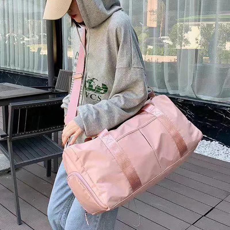 Saco De Duffel Bordado Personalizado, Saco De Ginástica, Saco De Viagem, Bolsos Secos Molhados, Compartimento De Sapato, Esportes