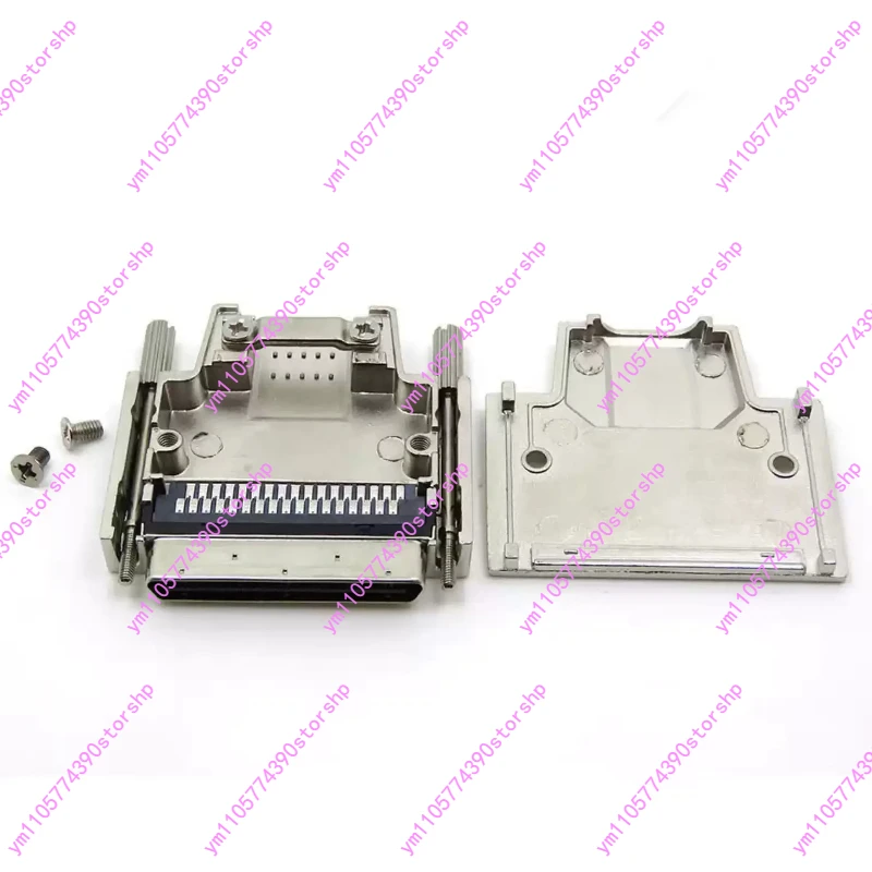 VHDCI‑68P‑SCSI‑Male‑Connector‑Metal‑Housing‑Assembly Mini‑68‑Pin‑Wire‑Soldering‑Type Replacement Spare Accessory