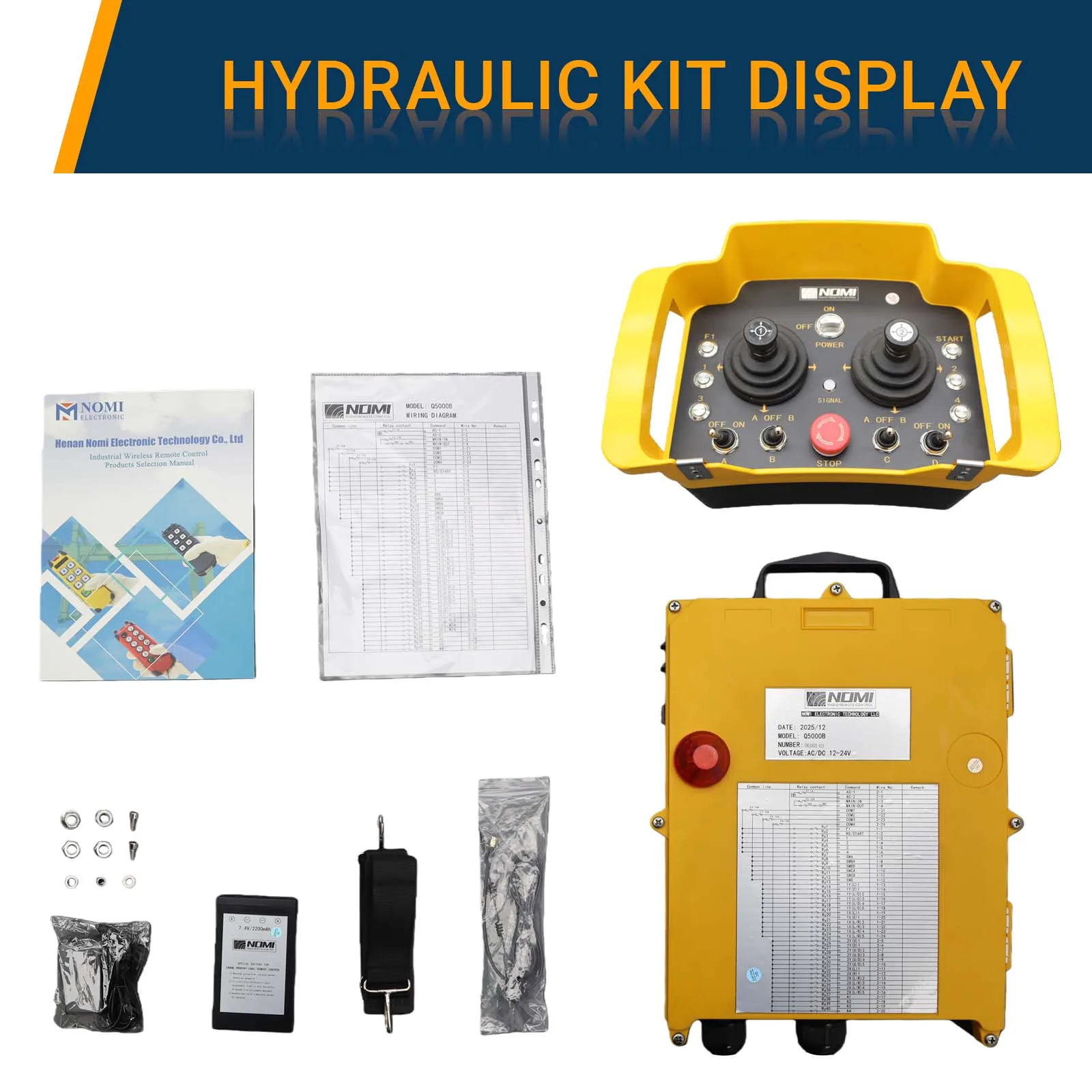 Customer First Choice Universal Model Electromagnetic Hydraulic Proportional Remote