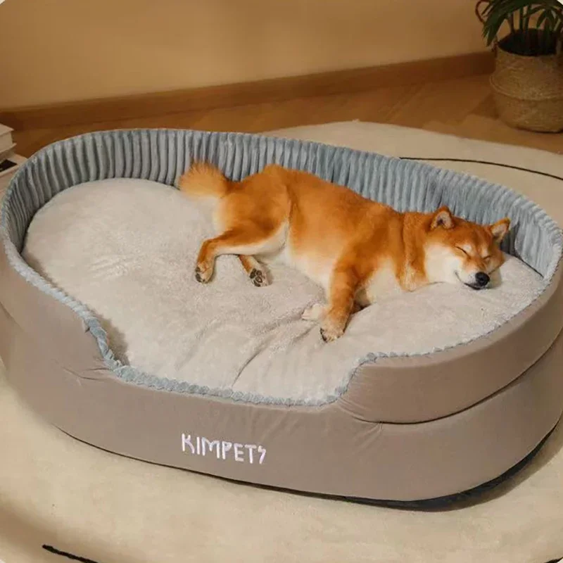 Pet Dog Sleeping Beds Soft Fleece Warm Cat Mat All Seasons Big Size Extra Large Pet Bed House Sofa Kennel S-XXL Dogs Accessories