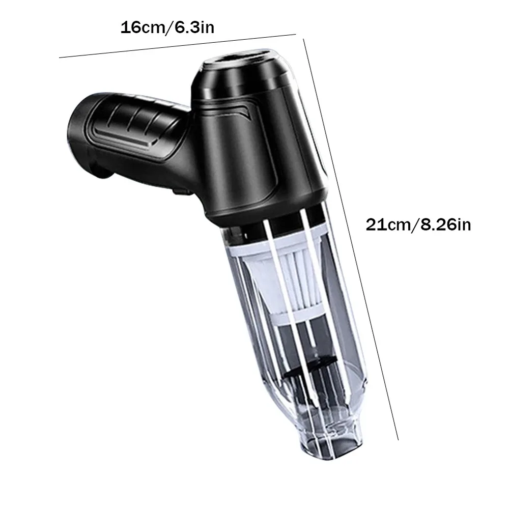 Suitu 차량용 진공 청소기, 무선 가정용 및 차량용 이중 목적 건식 및 습식 진공 청소기, 고출력 휴대용 휴대용 VA