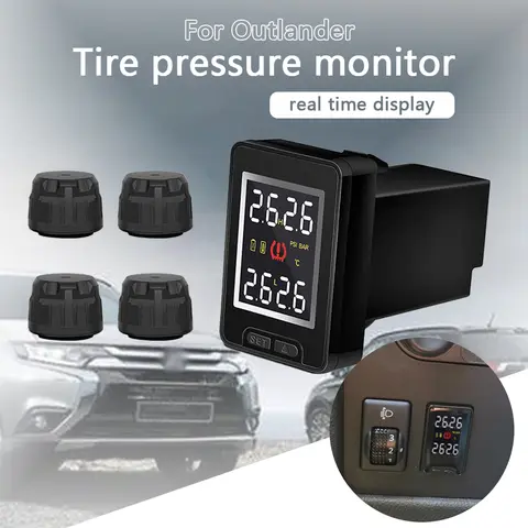 자동차 타이어 압력 모니터링 시스템, 외부 내부 센서, 미쓰비시 아웃랜더 3 PHEV 미라지 L200 이클립스 TPMS, 4 개
