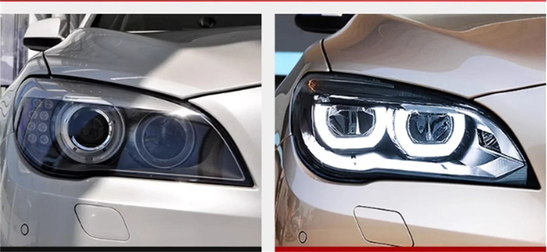 كشافات أمامية LED للسيارة BMW 1 Series F20 12-15 إشارة الانعطاف DRL أثناء النهار
