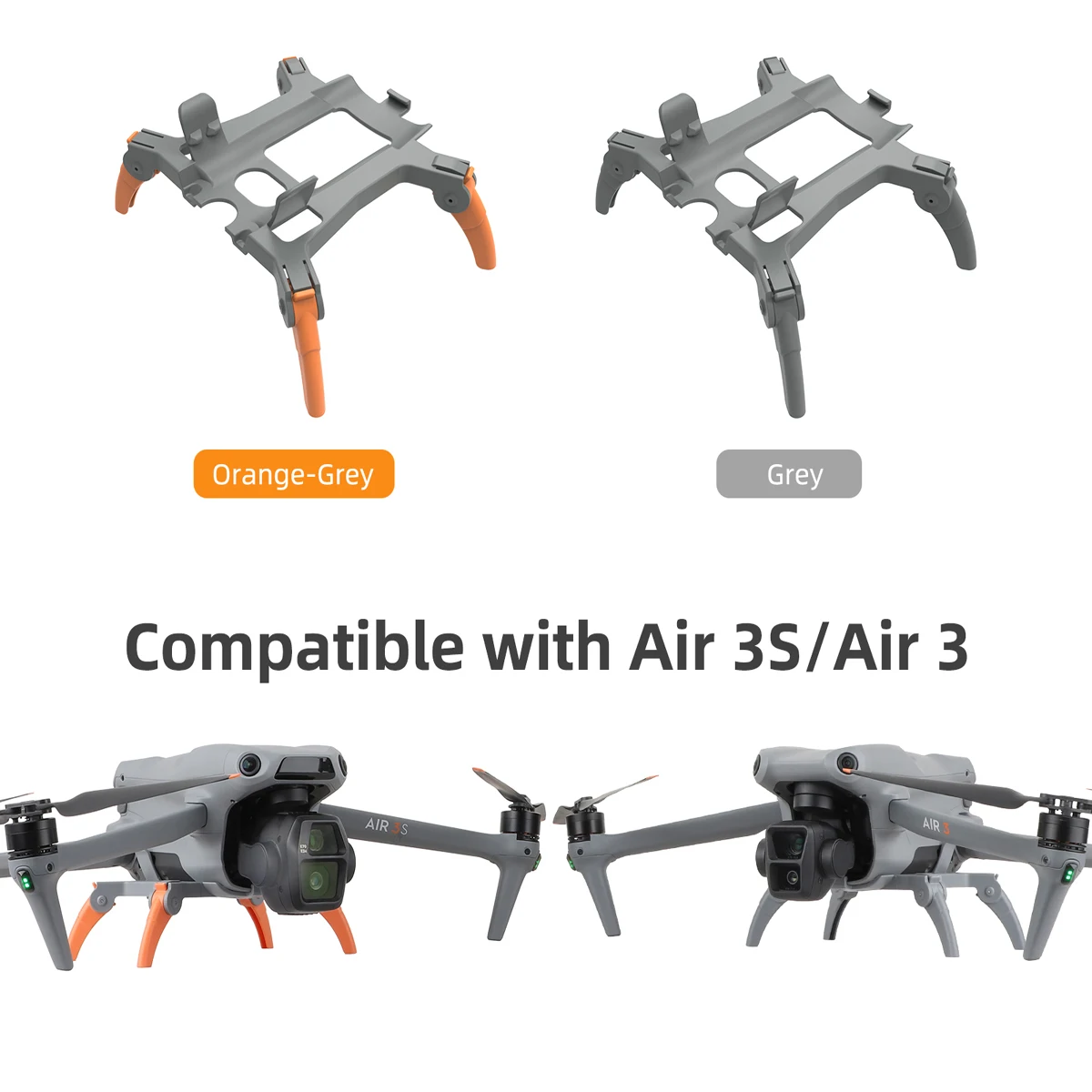 Foldable Extended 36mm Landing Gear Leg For DJI Air 3S Drone Accessories Splitting Tripod Training Kit for DJI Air 3