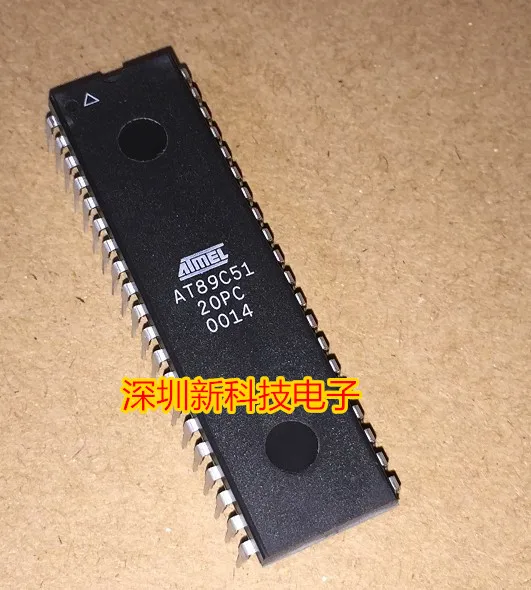 Free shipping   AVRAT89C51-24PC AT89C51-20PC      10PCS