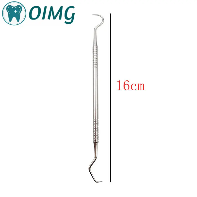 Aço inoxidável Double Ends Dentista, Dentes Higiene Limpa, Explorer Probe Hook, Instrumento Odontológico, Ferramentas de Odontologia, Dentistry Pick