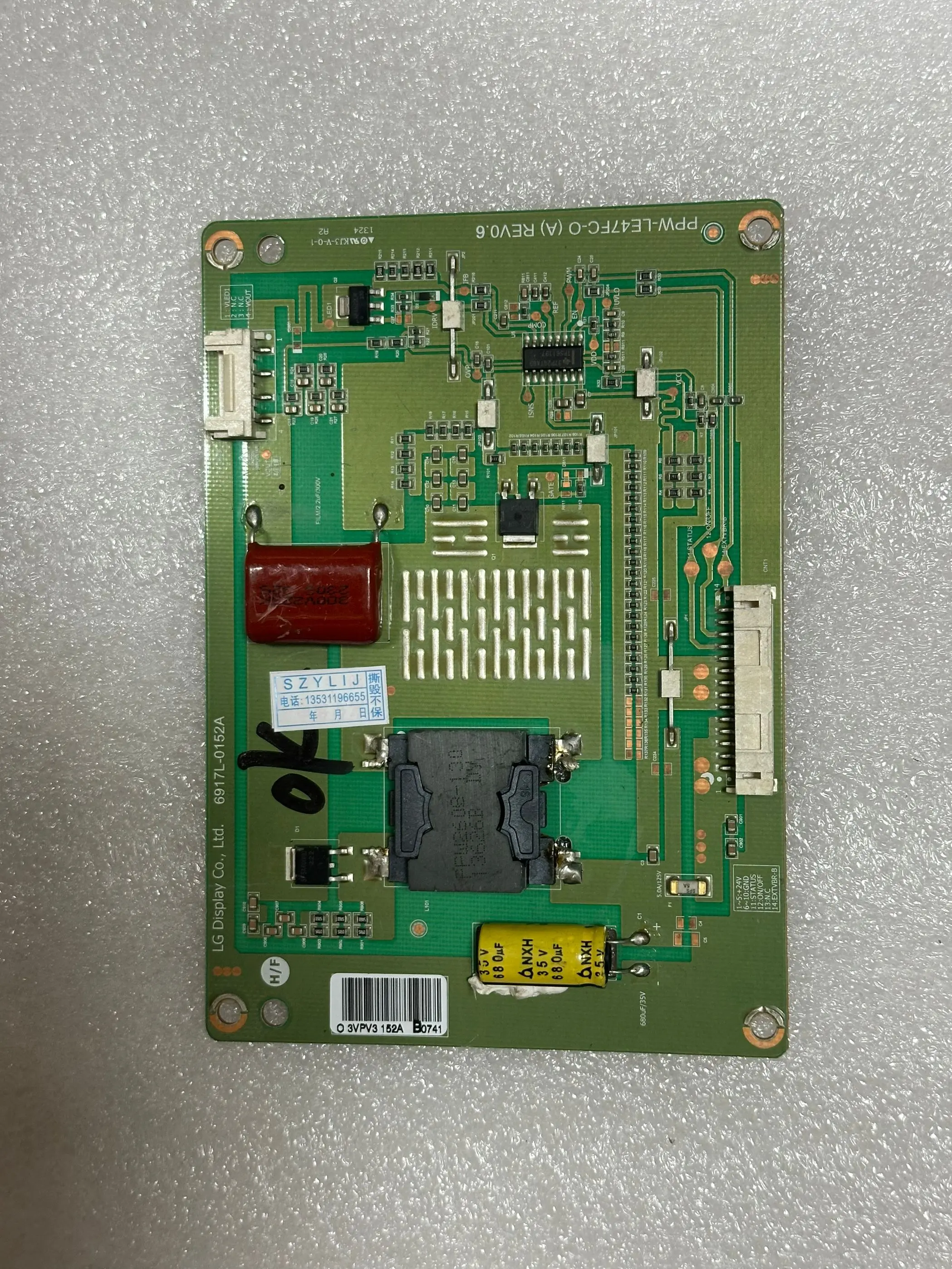 

Original 6917L-0152A constant current plate