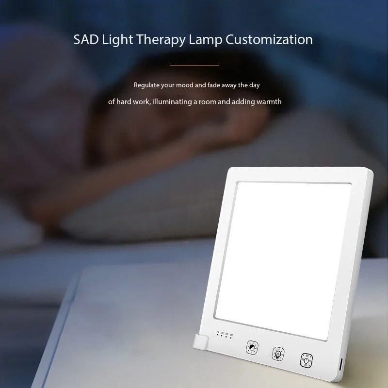 المحمولة التحكم باللمس LED مصباح لوح الذكية توقيت تعديل العلاج الطبيعي العاطفي مصباح 10000 لوكس ضوء مصباح علاج SAD #2