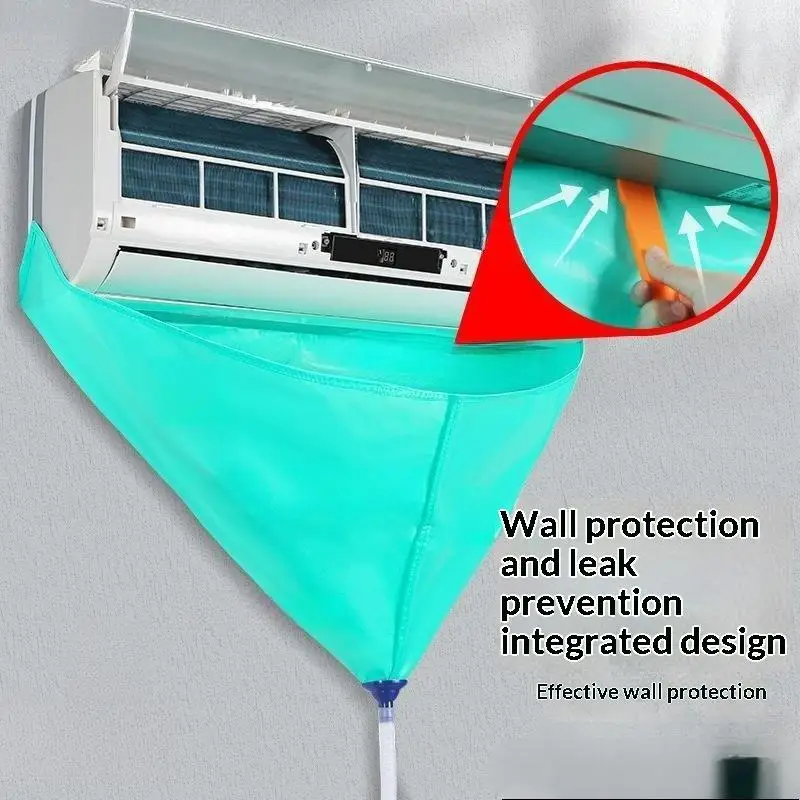 New！Leak-proof Air Conditioner Clean Cover Waterproof Drain Air Conditioner Cleaning Kit Thickened PVC With Drain Pipe - view 6