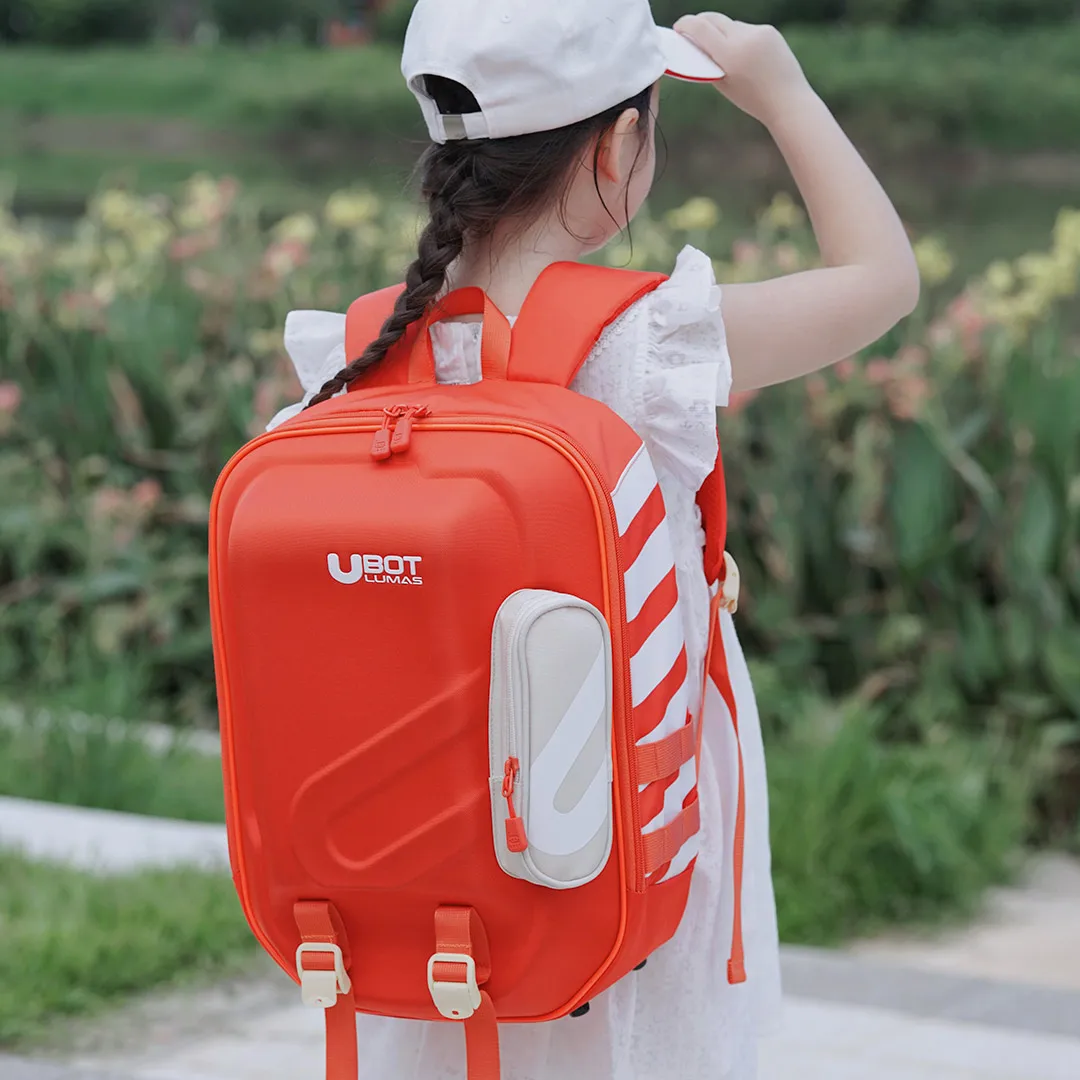 Ubot Spinal Protection Decompression Schoolbag Multifunctional Module Children Schoolbag Detachable Water Cup Pen Bag Waterproof