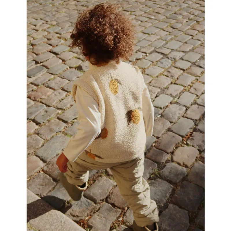 سترة دافئة للأطفال للخريف والشتاء للأولاد والبنات بسحاب مطبوع وسترة أطفال ملابس خارجية سترة للأطفال الصغار