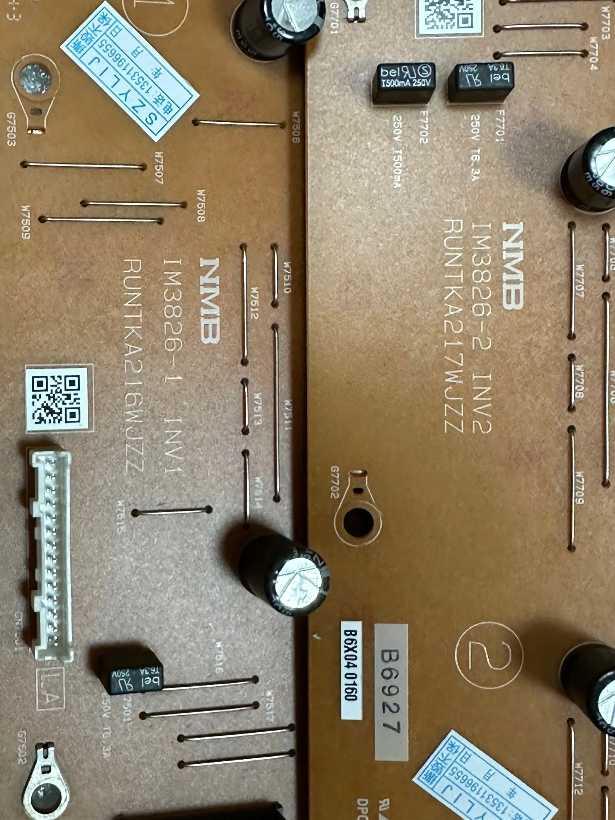 Placa de alimentación para Inversor IM3826-1, accesorio original para IM3826-2, RUNTKA216WJZZ, RUNTKA217WJZZ, 217