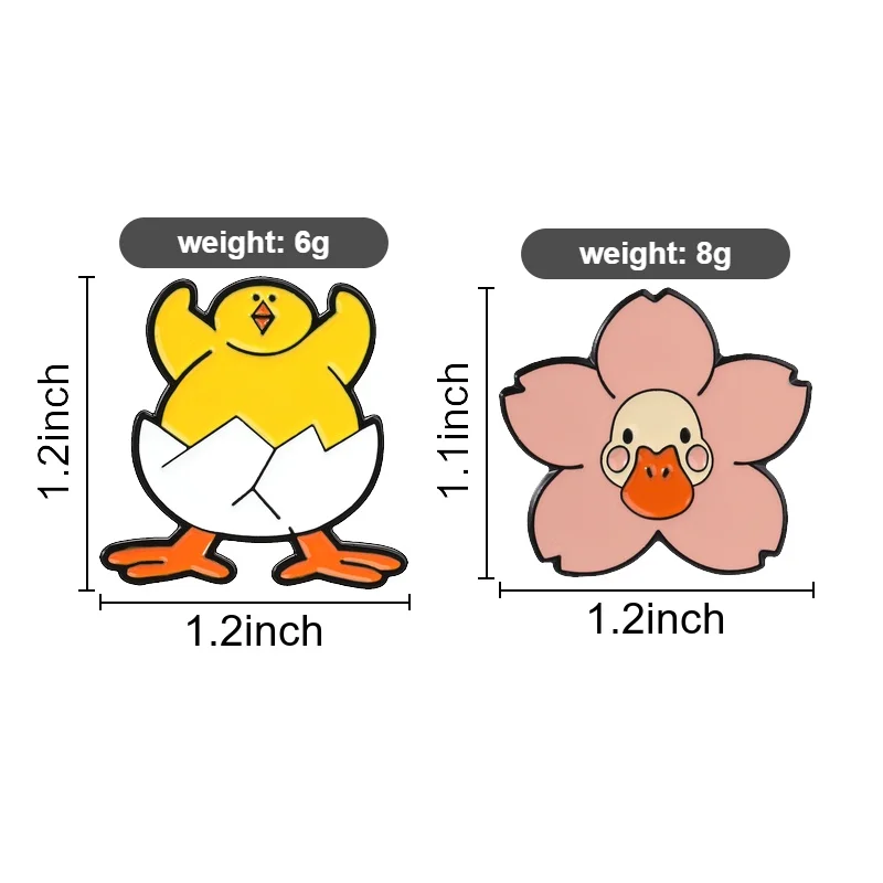 Katzen-Frosch-Kollektion Emaille-Anstecknadeln: Biene, Ente, Hase, lustige Slang-Broschen, Kleider-Reversnadeln, Kawaii-Vogel-Fisch-Wortspiele, Schmuckgeschenk – Detail 12