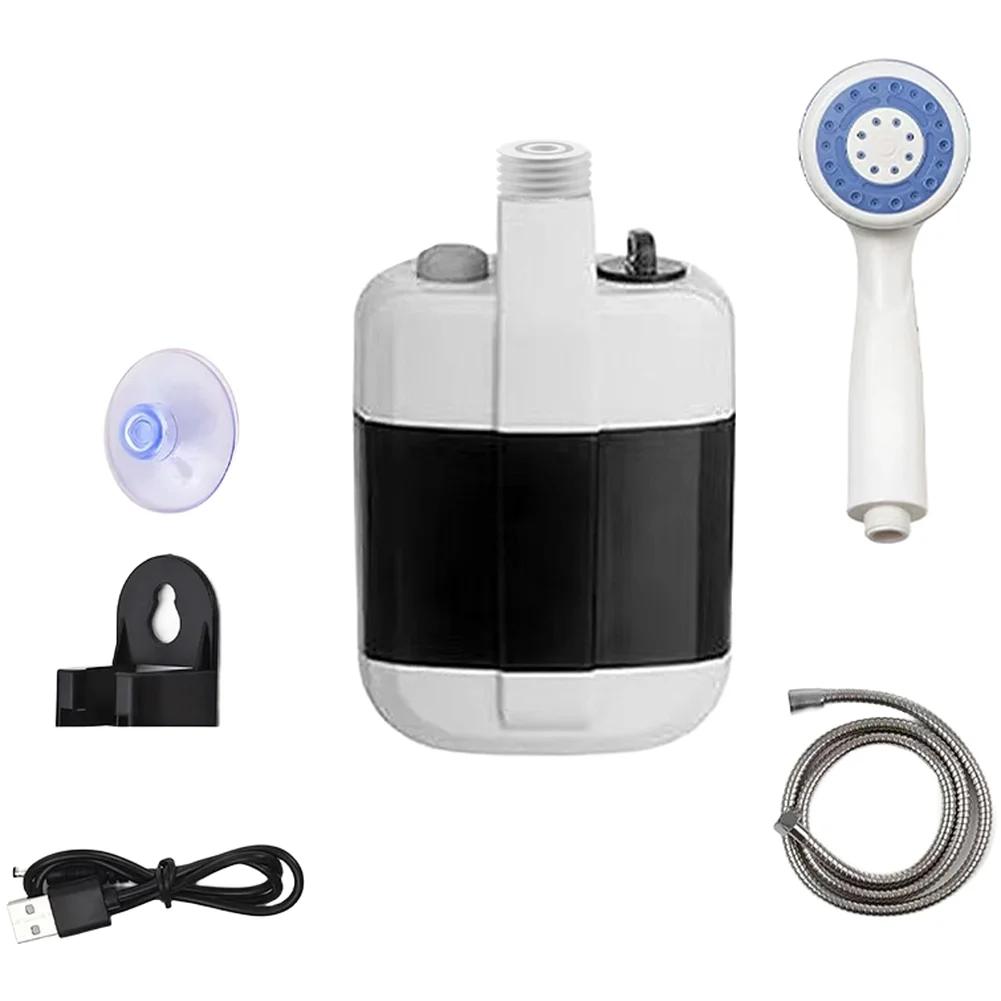 /Portable /USB /Rechargeable Shower Pump Outdoor Camping Travel Water Sprayer For Bathing Car Washing Pet Cleaning Garden Tool