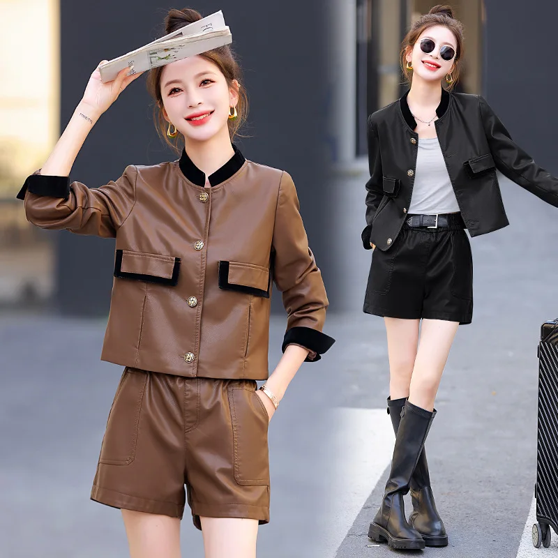 

2024 Spring Wear New Fashionable and Western Style Small Fragrant Style Women's Coat Small and High end Short Sheepskin Single