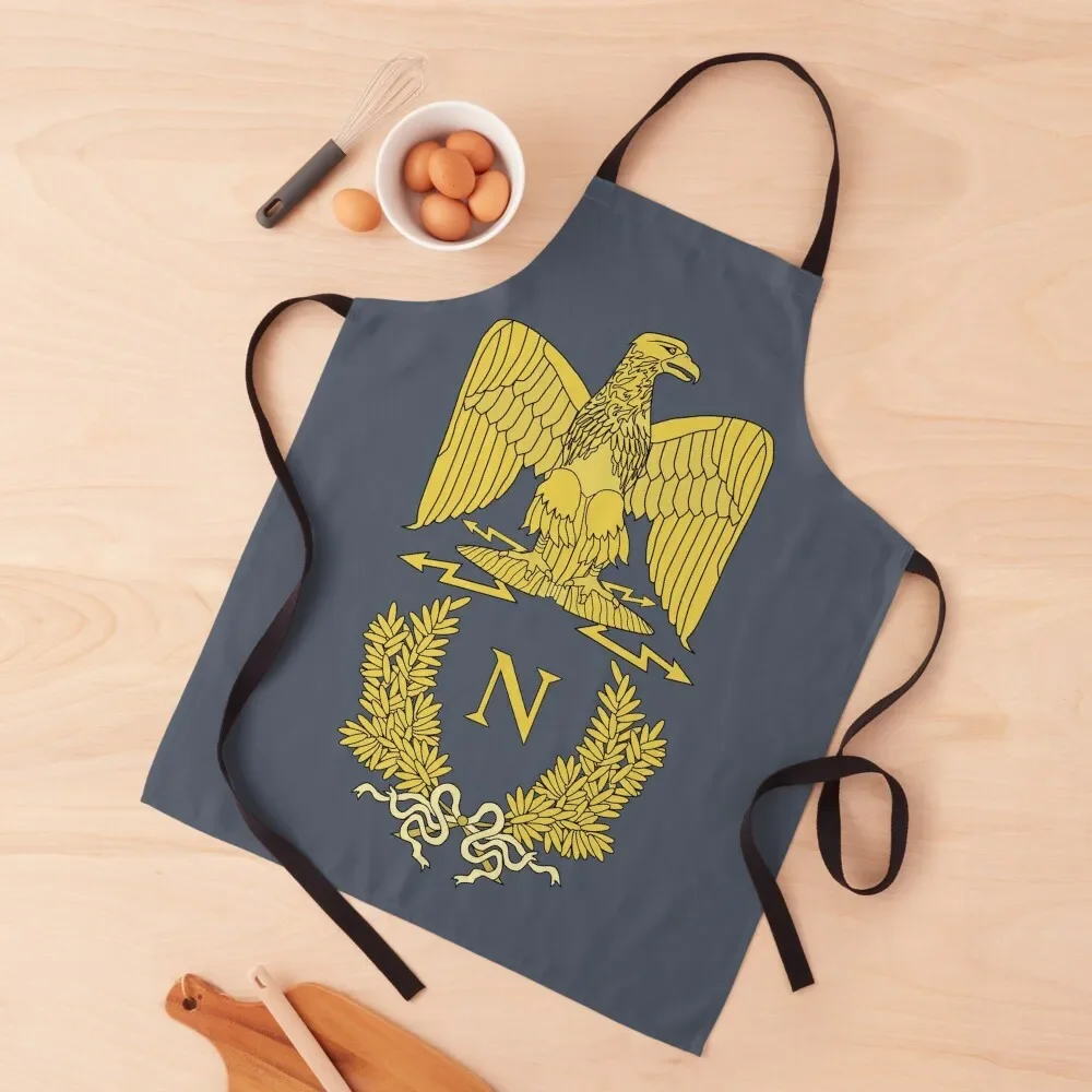 Napoleon Bonaparte Emlem Apron Customizable kitchen and home Kitchens Men Apron