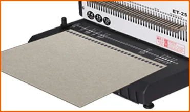 WD-ET25R Heavy Duty 40 Holes A4 Size Book Binding Electric Wire Binding Machine 3:1