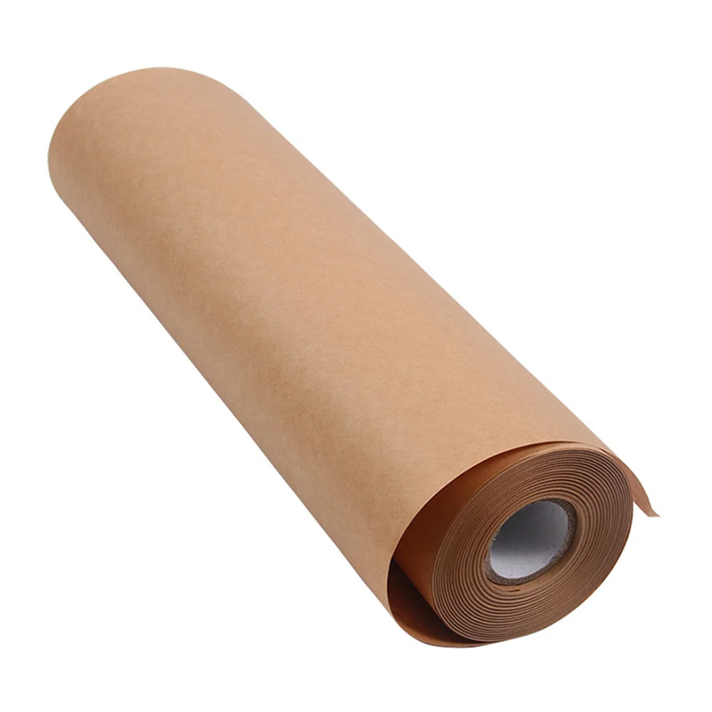 1 Roll Kraft Paper Gift Wrapping Paper Premium Quality Smooth Surface for Gift Package Flower Bouquet DIY Crafts