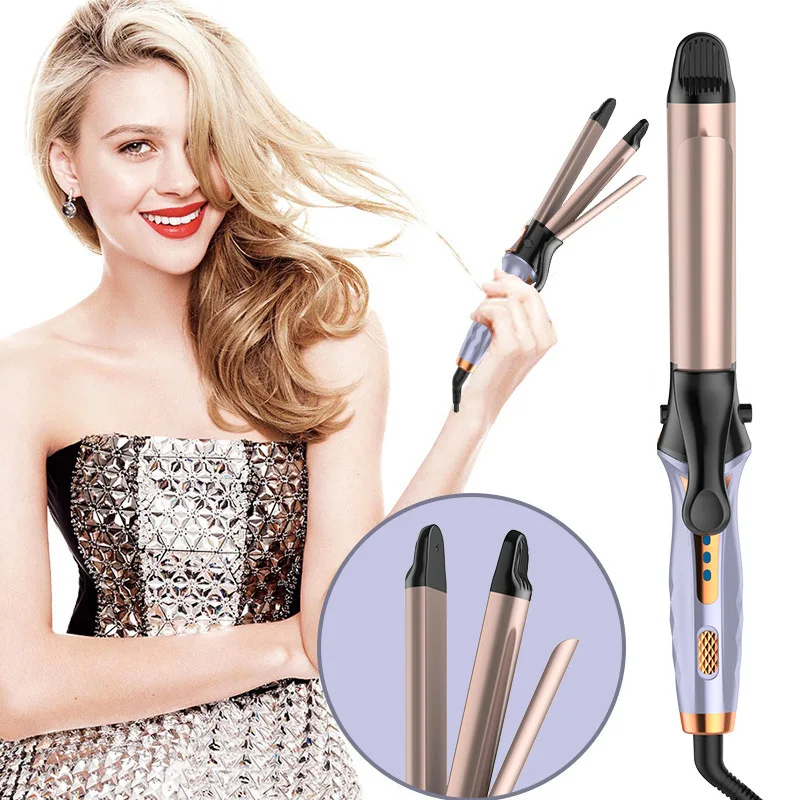 

2 in 1 Hair Straightener And Curler Twist Straightening Curling Iron Professional Negative Ion Fast Heating Styling