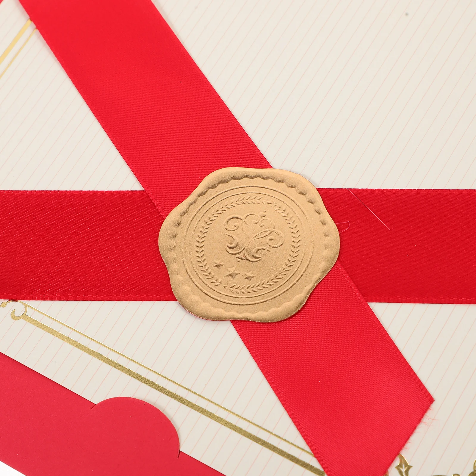 Stempelen Patroon Certificaat Cover Papier Diploma Houder Map Stijlvolle Document Cover voor Afstuderen Awards Certificaten Kantoor