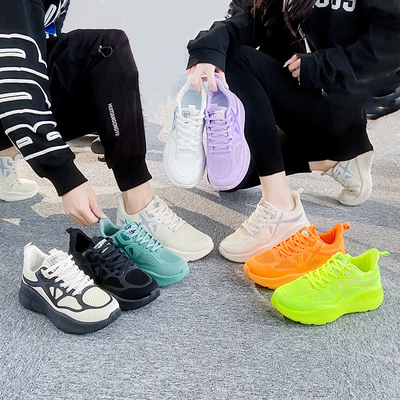 

Летние женские сетчатые спортивные кроссовки, дышащие уличные кроссовки для мужчин, теннисные туфли, парные фитнес-кроссовки, повседневные амортизирующие кроссовки для бега