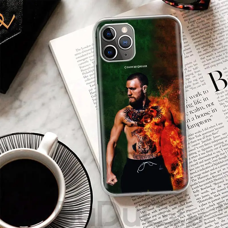 Conor McGregor Cover For iPhone 11 14 13 Pro 15 + 12 Mini Apple Phone Case X XR XS Max 7 Plus 8 6S SE 5S Print Coque