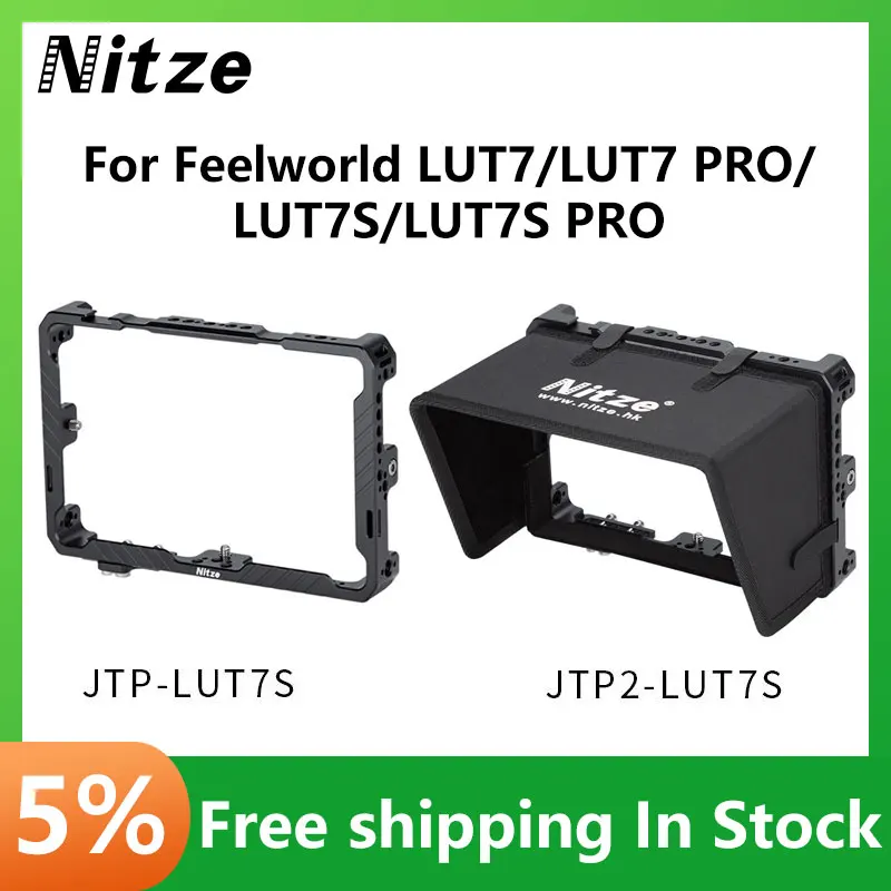 

Клетка для монитора Nitze для Feelworld Lut7S / LUT7 PRO / LUT7S PRO 7 дюймов с кабелем PE21 HDMI-совместимым