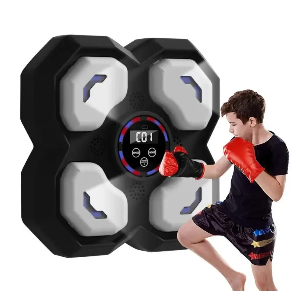 

Boxing Sports Smart Music Boxing Machine Bluetooth Punching Pad Agility Boxing Wall Target Fitness Exercise Reaction Exercise