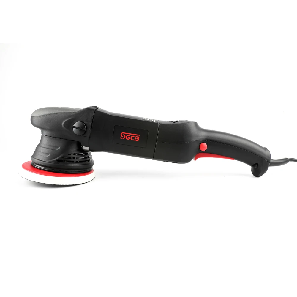 SGCB 15mm DA Dual Action Random Orbital Polisher Soft Start 5In Auto Detailing Buffer Car Polishing Machine