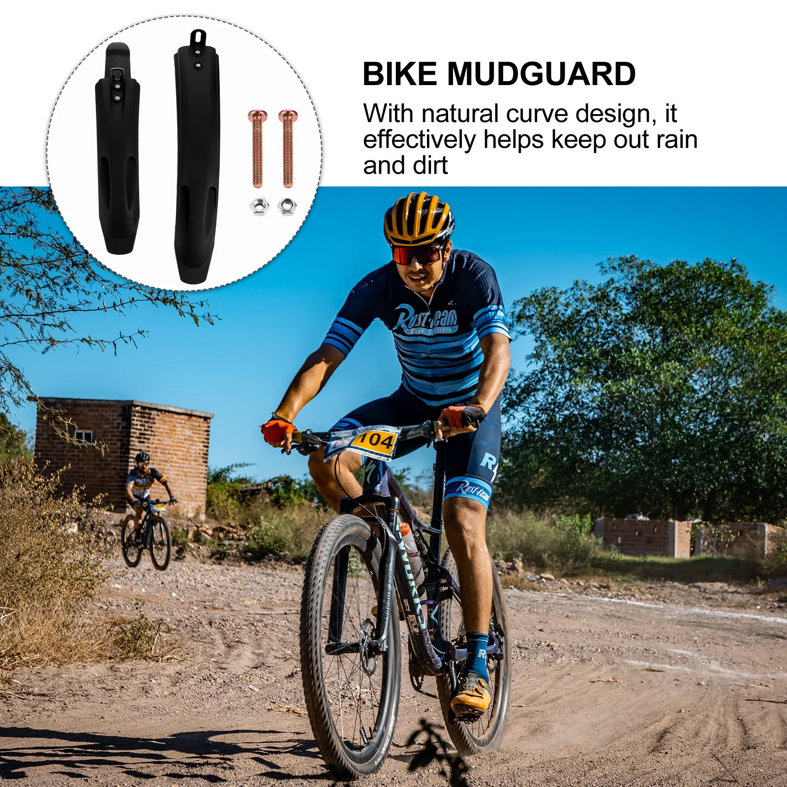 

2Pcs Bike Mudguard Universal High Quality Mountain Road Bike Mud Guards Outdoor Cycling Accessories Front Rear Shields