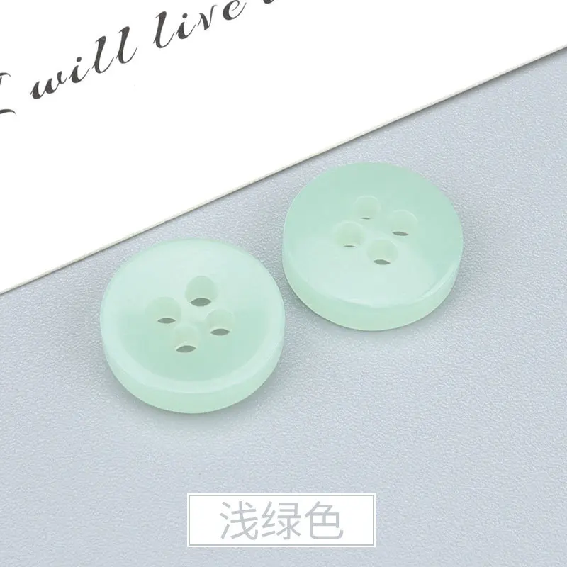 10Pcs Assorted Coloured Buttons Resin Sewing 11mm Buttons For Baby Clothes Novel Child Accessories Craft DIY Cardigan Needlework