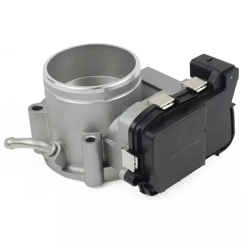 2007-14 2.5L 스로틀 바디 어셈블리 6 핀 전자 알루미늄 64mm 보어 직경 New 07K133062A