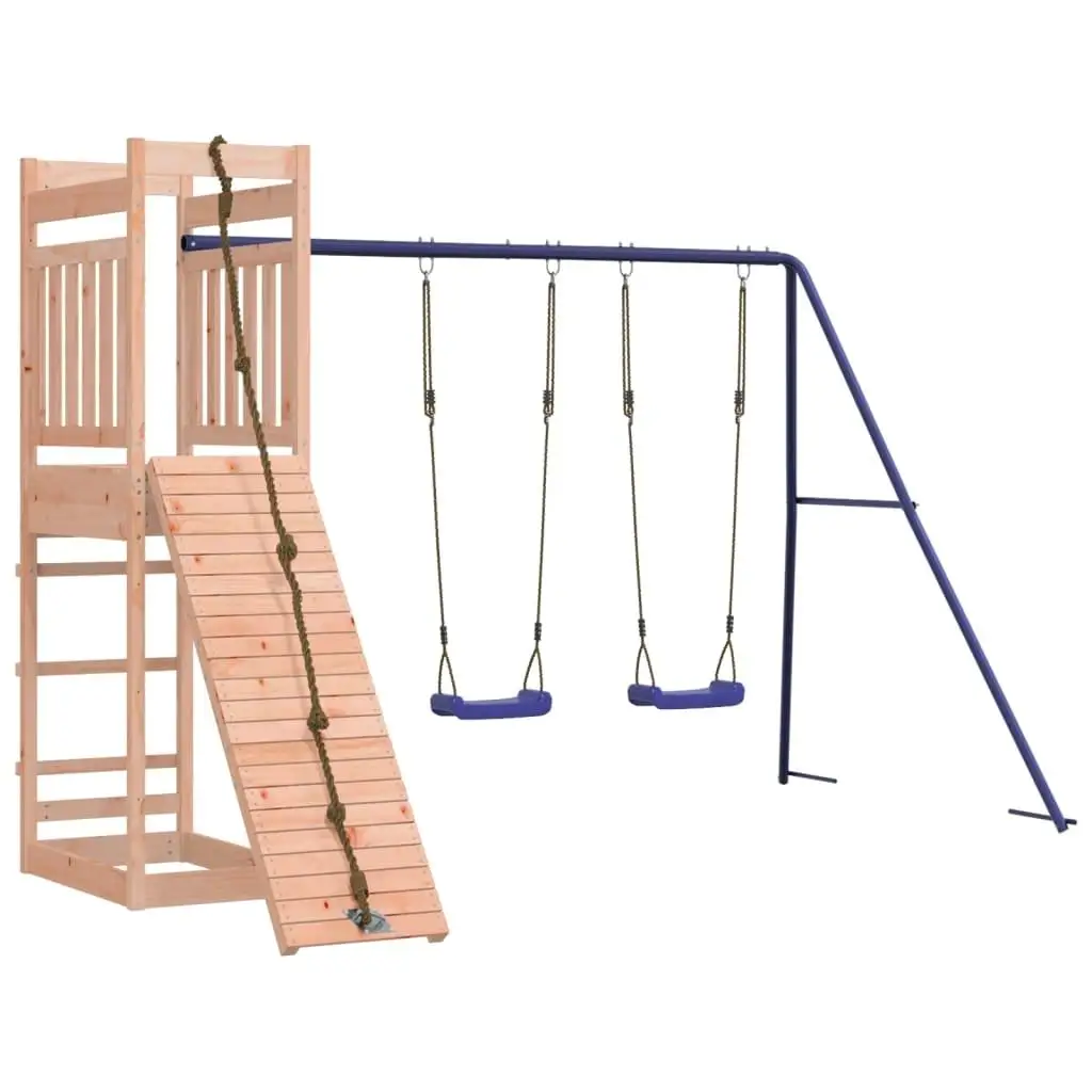 Solid Wood Douglas Outdoor Playset for Kids - Durable & Fun Backyard Playground Equipment