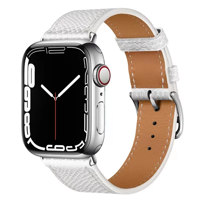 

Premium Leather Strap for Apple Watch Ultra 2 49mm 9 8 7 45mm 41mm Sports Bracelet Wristband for iWatch 6 5 4 SE 44mm 40mm 42mm