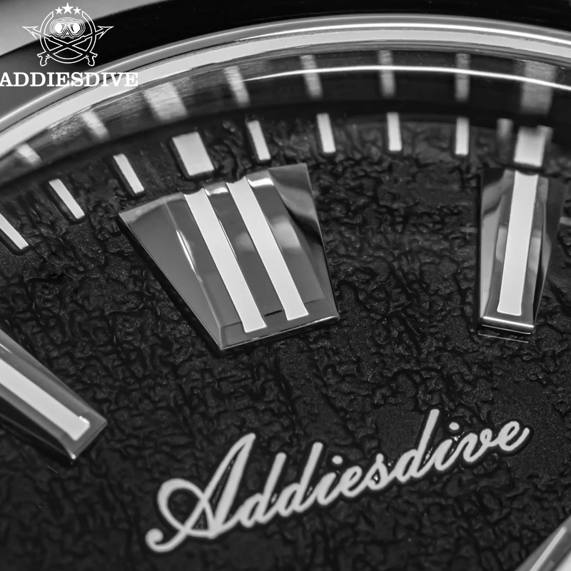 ADDIESDIVE Luxury Men Mechanical Wristwatches 10Bar Waterproof Automatic Watch Stainless Steel Sapphire Luminous Watches for Men