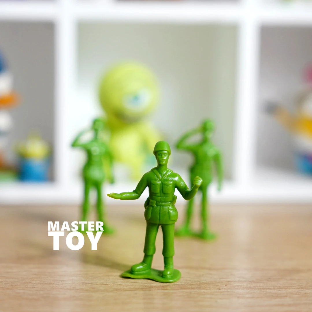 Disney Toy Story Zielony żołnierz Mini rozmiar prezenty Model zabawkowy Figurki Anime Zbieraj ozdoby