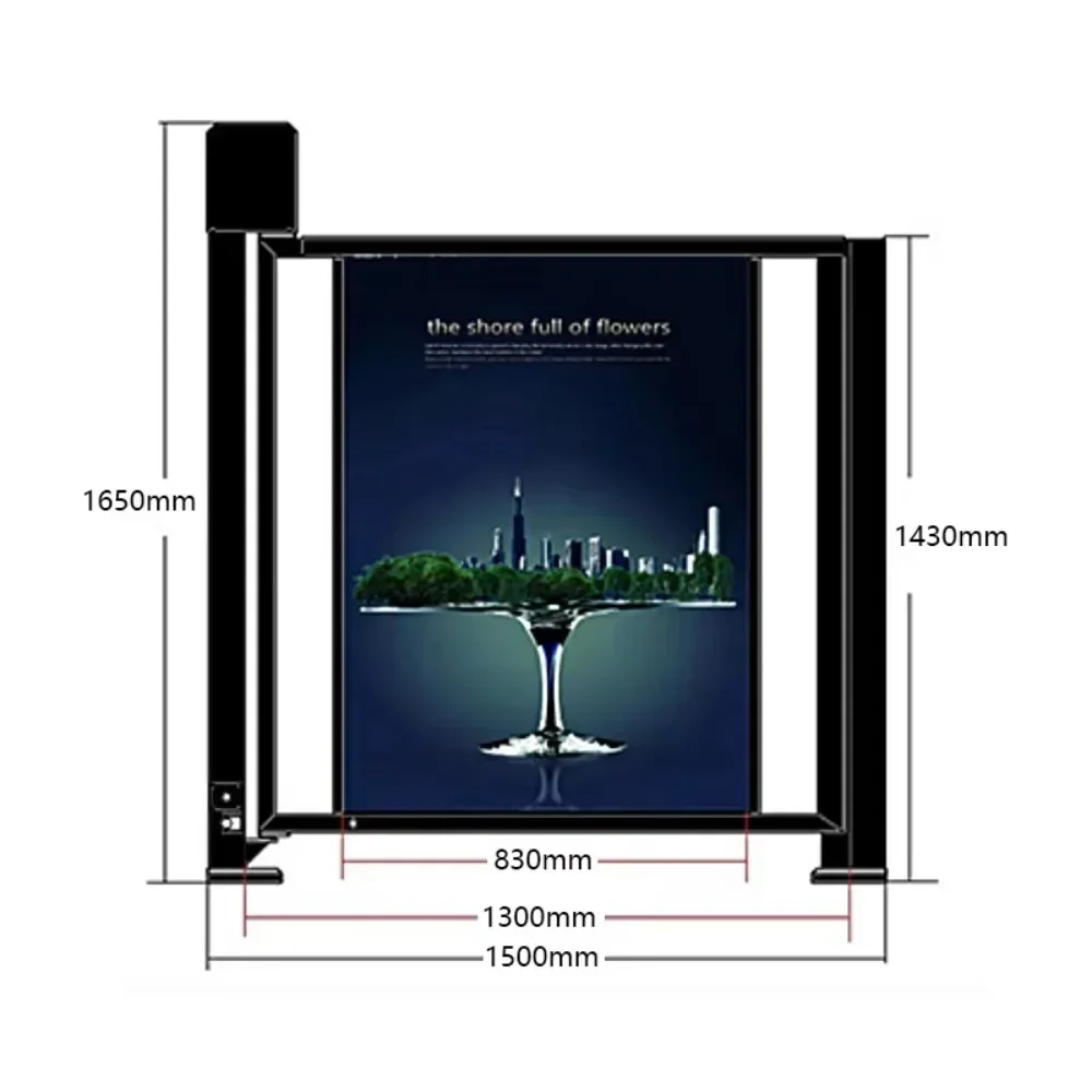 التحكم الأمني قناة المشاة باب العزلة باب الإعلان المجتمع الذكي بسعر المصنع السابق #2