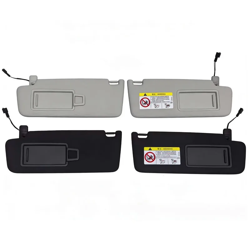 

For VW Golf 5 2003-2008 Golf 6 2009-2014 Passat B6 B7 Black Grey Front Sun Visor Panel With Makeup Mirror Sunshield