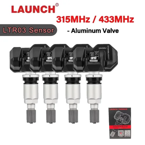 LAUNCH LTR03 Sensor RF 315/433MHz TPMS herramienta de reparación de neumáticos escáner Monitor de presión de neumáticos probador trabajo de programación con herramienta de I-TPMS