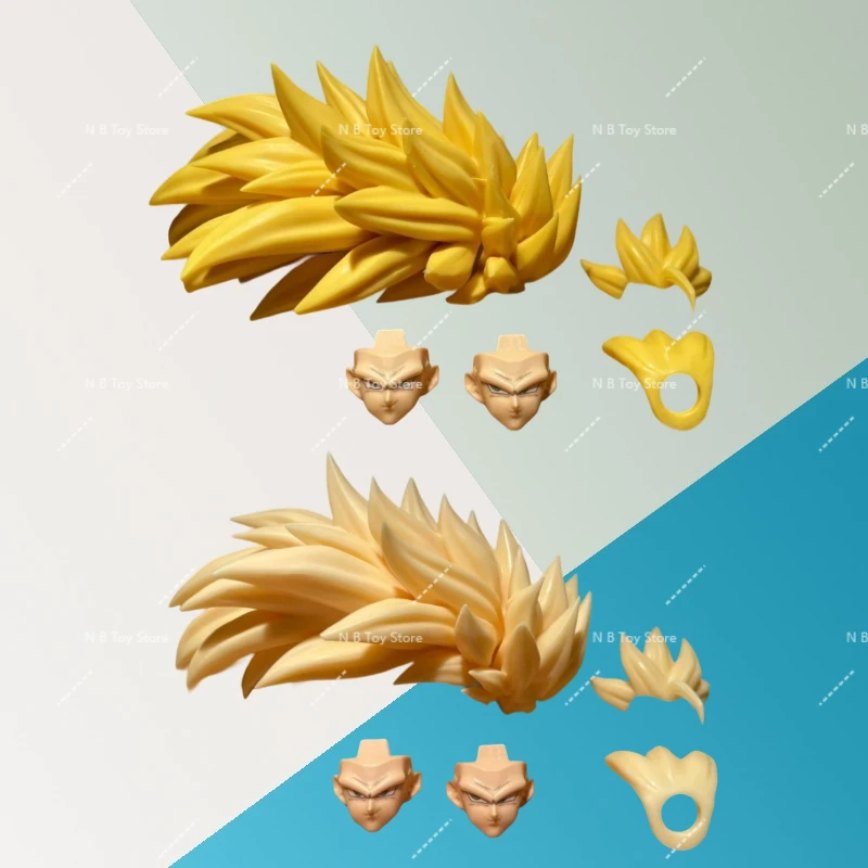 

In Stock Jesse Dragon Ball SHF Super Saiya SSJ3 Lightning Marbles Son Goku Heads Accessories Kit Anime Action Figures Toys Model