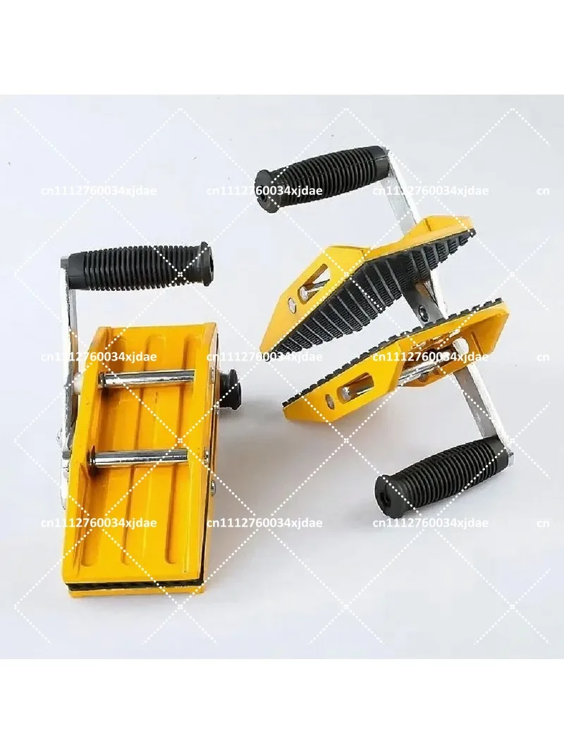Labor-Saving Dual Hand Grip Granite Tools, Glass Stone Panel Rubber Lifting Tool