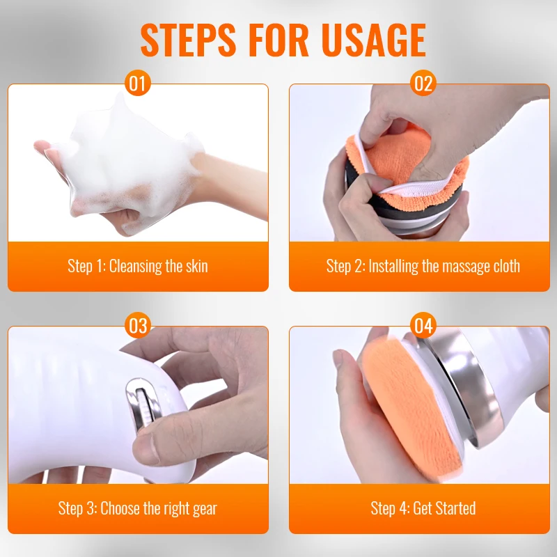 

Electric Handheld Body Massager Full Body Massage Promote Fat Breakdown Improve blood Circulation Firm the Skin Reduce Edema